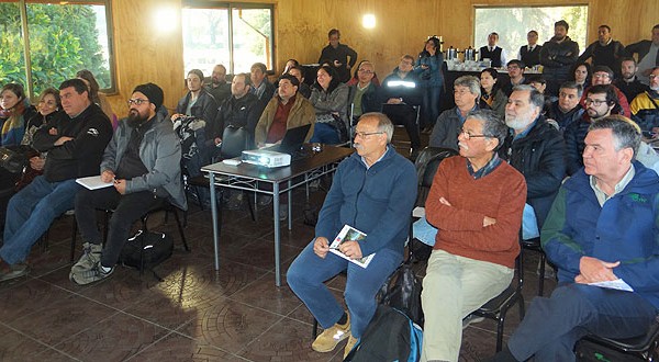Al curso teórico-práctico asistieron más de 40  ingenieros y consultores forestales de las regiones de Coquimbo al Maule.