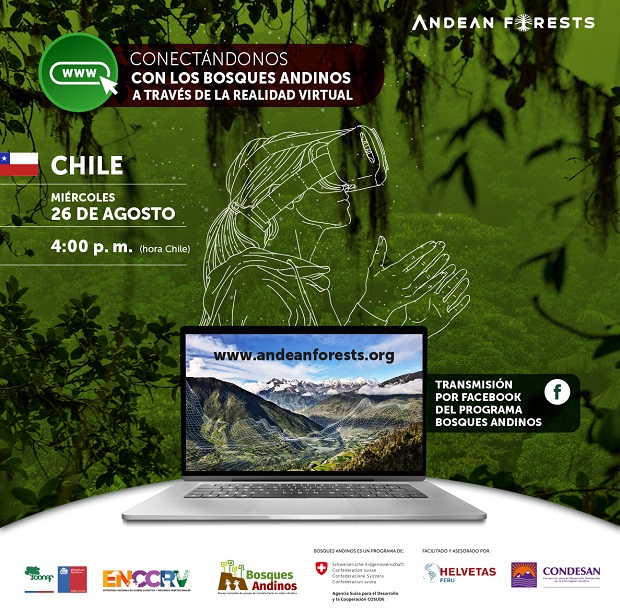 Lanzamiento web Bosques Andinos realidad virtual