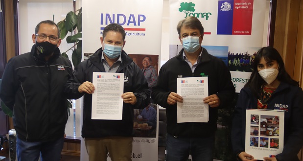 Acuerdo permitirá la asesoría forestal de productores en comunidades indígenas de la Provincia de Osorno.