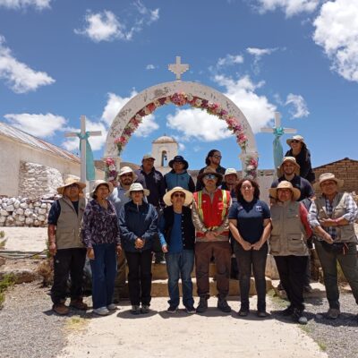 CONAF en el pueblo de Timalchaca, apoyando a la comunidad indígena con la reforestación del territorio.