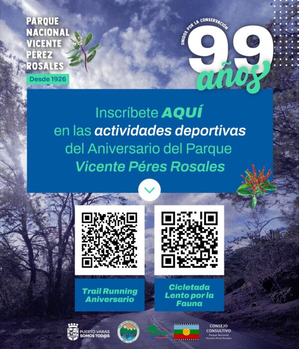 Inscripciones Actividades 99 años Parque.
