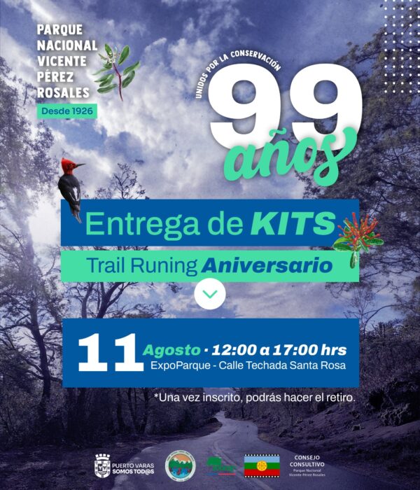 Trail Running, 99 años VPrez Rosales.